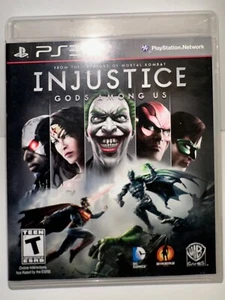 Injustice: Gods Among Us - Playstation 3 PS3 - Tested & Working MINT DISC - Picture 1 of 4