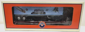 LIONEL 6-52586 NLOE LONG ISLAND FLATCAR W/CRADLE OF AVIATION MUSEUM TRAILER- NIB - Picture 1 of 3