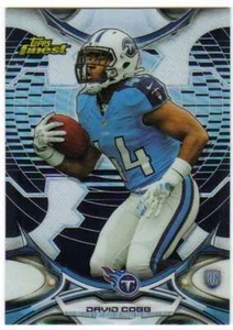 2015 Topps Finest Football Black Refractor RC #31 David Cobb Titans - Picture 1 of 1