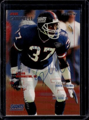 1995 Fleer #277 Autographed Jesse Campbell Trading Card - Image 1 of 2