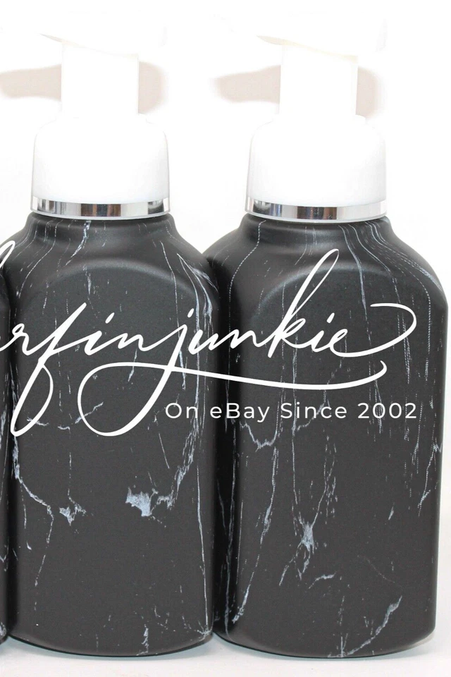 Soporte de jabón Bath & Body Works espuma espuma espuma mármol negro cerámica 2 piezas nuevo Foto 1 de 1