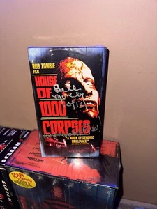 House of 1000 Corpses VHS SEALED Signed By Bill Mosley “ Otis” Run Rabbit Run - Picture 1 of 6