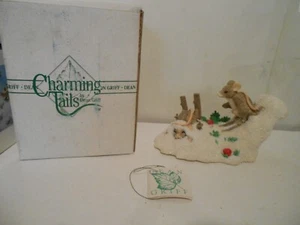 Fitz & Floyd Charming Tails "Hot Doggin" 87/003 Dean Griff - Bild 1 von 8