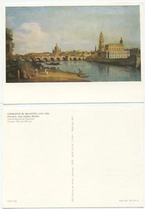 35182 - Canaletto: Dresden vom rechten Elbufer - alte Ansichtskarte - Bild 1 von 1