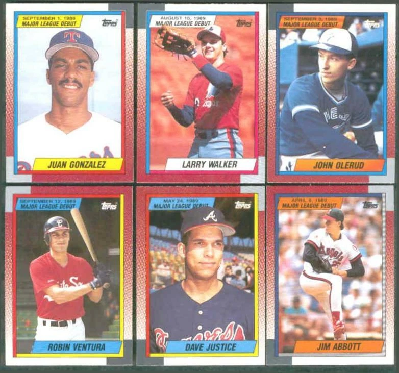 Greg Vaughn #128 1990 Topps Debut '89 - Image 1 of 1