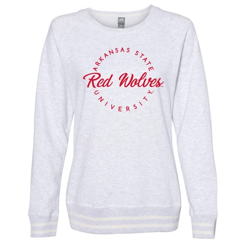 Venley Official NCAA Arkansas State University Red Wolves Women's Sweatshirt Cover
