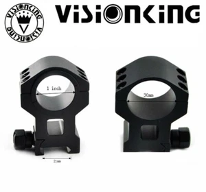 Visionking rifle scope rings 25.4 /30mm mounting 6061 for .223 .308 .50 High - Picture 1 of 4