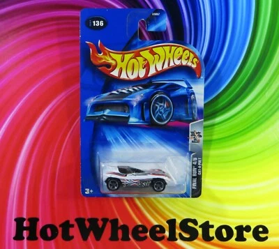 2004  Hot Wheels  FINAL RUN  White   CAT-A-PULT    Metal Base   #136 HW67-112021 - Image 1 of 4