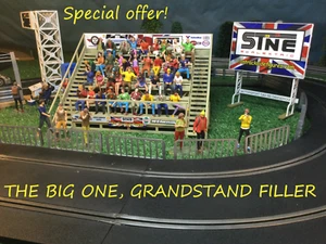 Figuras sentadas 1/32, figuras de coches tragamonedas, relleno de tribuna de espectadores - Imagen 1 de 21