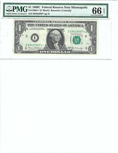 1969 $1 FRN FR1906-I* PMG 66 EPQ, Minneapolis * Note S/N I03423507*!!! - Picture 1 of 2