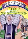 NEW! Old Testament Bible Stories - Children: Moses & 10 Commandments DVD 2012 4x