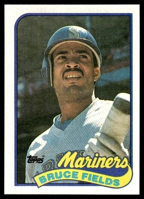 1989 Topps Bruce Fields Seattle Mariners #556 - Image 1 of 2