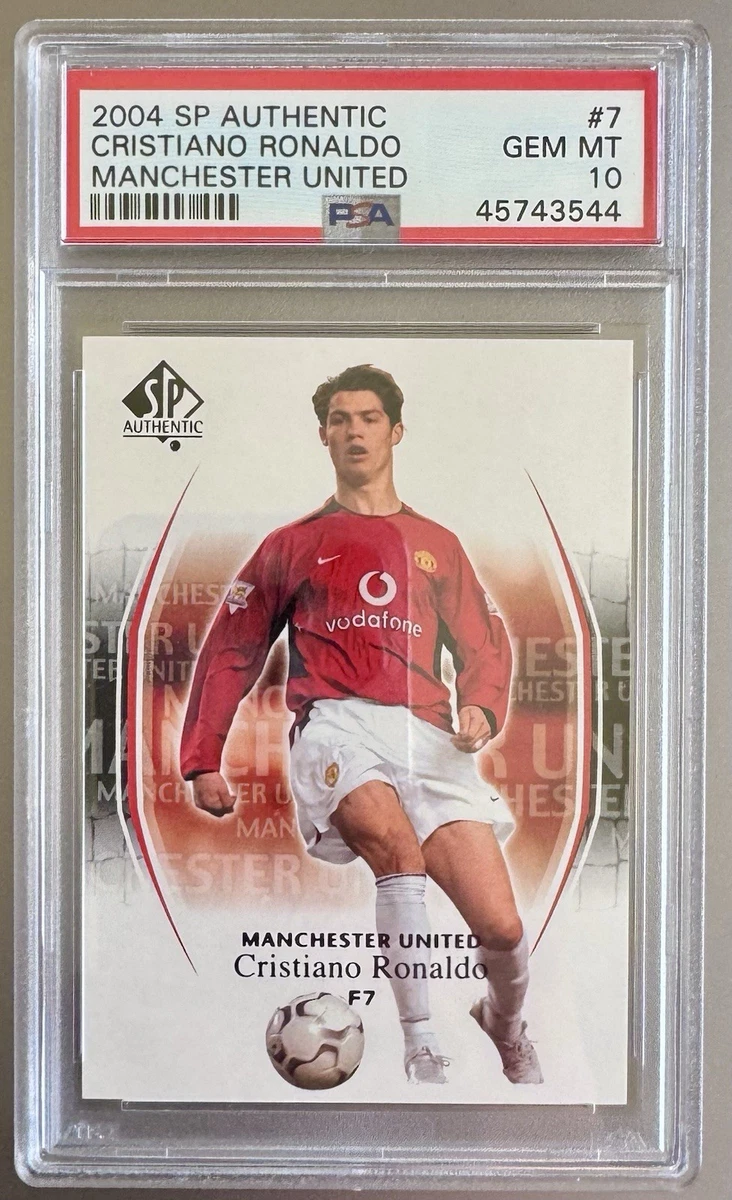 2004 SP Authentic Manchester United Cristiano Ronaldo #7 for sale
