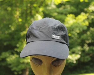 LL Bean Black 5 Panel Baseball Cap Hat Strapback Adjustable Camping Outdoors - Picture 1 of 8
