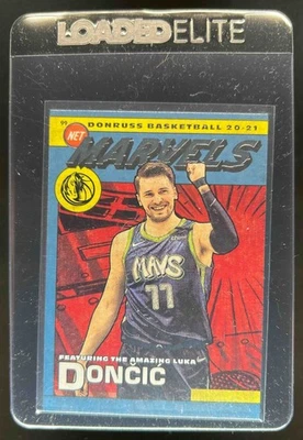 2020-21 Donruss Luka Doncic Net Marvels #18 小牛队 — 第 1/2 张图片