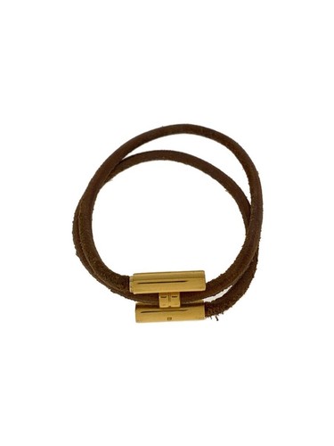 HERMÈS Bracciale Hermes Pelle Oro Marrone Donna 2270