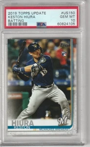 Topps Update Series 2019 - Keston Hiura #US150 bateo (RC) - Imagen 1 de 2