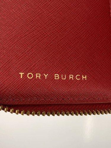 TORY BURCH Portafoglio lungo in pelle rosso