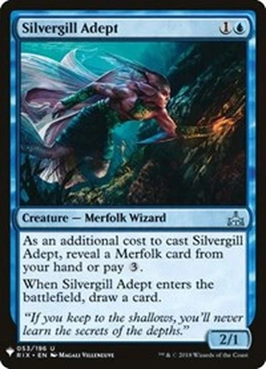 MTG Silvergill Adept English [ Mystery Booster ] - Image 1 of 1