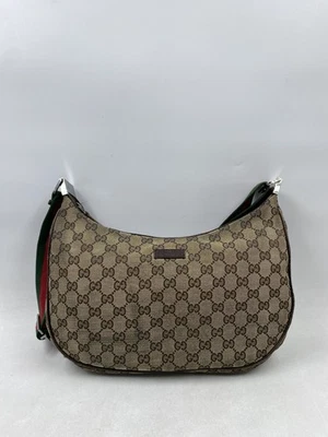 Gucci Brown GG Canvas Shoulder Bag - Image 1 of 4