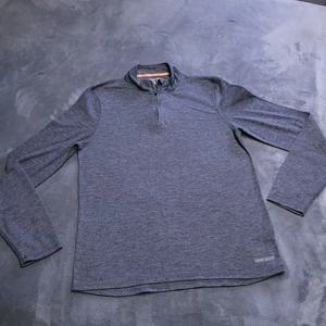 Omni Wollpullover Large 1/4 Zip Pullover Baselayer Outdoor Wandern Camping - Bild 1 von 7