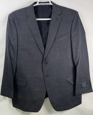 NWT Men’s Pronto Uomo Platinum Pup Executive Sport Coat Jacket Navy Brown 44 S - Image 1 of 4