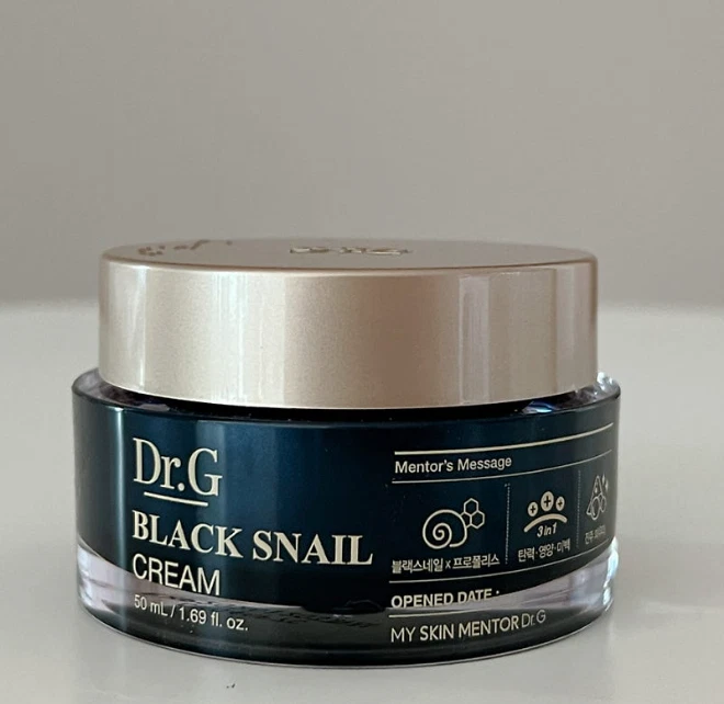 Dr.G Black Snail Cream 50ml – Hydrating Radiance Cream for Smooth Glowing Skin - Image 1 of 1