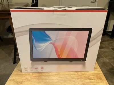 14” Portable LCD HD TV HDMI w/Remote & Antenna NEW in Box PTV141B - Image 1 of 4