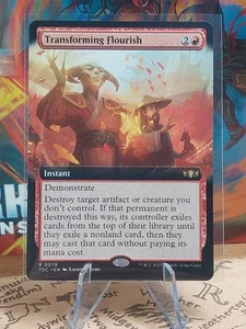 Transforming Flourish Commander: Tarkir: Dragonstorm Extended Art Rare - Picture 1 of 1