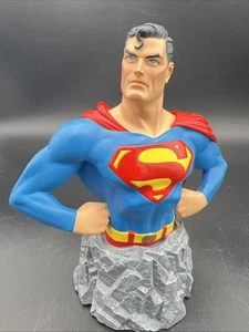 2003 DC DIRECT - MINI-BUSTO SUPERMAN HOMBRE DE ACERO 5 1/2" ESTATUA DE TIM BRUCKNER - Imagen 1 de 11