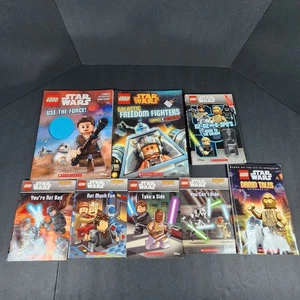 Lego Star Wars Scholastic Phonics & Comics Books Set Of 8 - Imagen 1 de 4