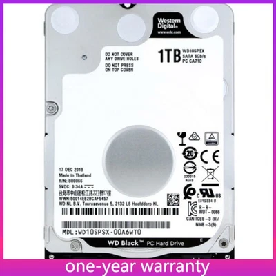 Western Digital 1TB WD10SPSX 64MB 7200RPM SATA 2.5" Notebook HDD Hard Disk Drive - Image 1 of 4