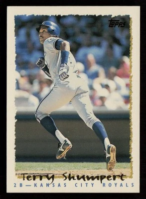 Terry Shumpert 1995 Topps #87 Kansas City Royals Baseball Card - Image 1 of 2