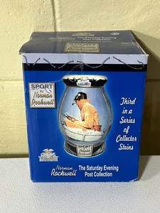 SPORT by Norman Rockwell Miller The Saturday Evening Post Collection Beer Stein - Picture 1 of 6