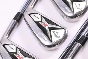 Callaway X Hot Pro Irons / 4-PW / X-Flex Project X Flighted 95 Shafts - Picture 1 of 7