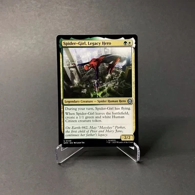 Magic: The Gathering Spider-Girl, Legacy Hero MTG Marvel's Spider-Man U 0149 - Image 1 of 2