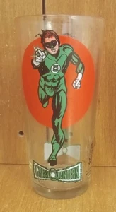 Pepsi Super Series DC Comics GREEN LANTERN glass, 1976, 16 oz, 6 1/4", EUC - Picture 1 of 7