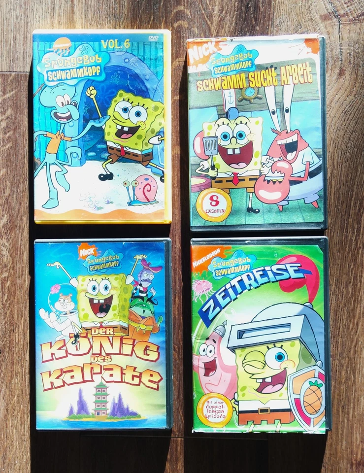 4 DVD´s Spongebob Schwammkopf - Bild 1 von 1