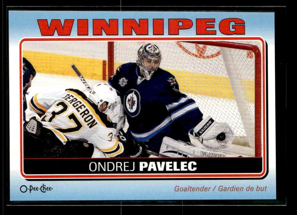 2012-13 O-Pee-Chee - Stickers - #S-99 Ondrej Pavelec - Image 1 of 2