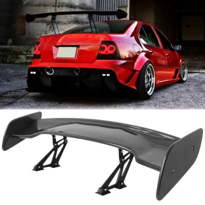 46” Carbon Rear Trunk Spoiler Wing Adjustable GT-Style For Volkswagen Bora 05-10 Foto 1 de 4