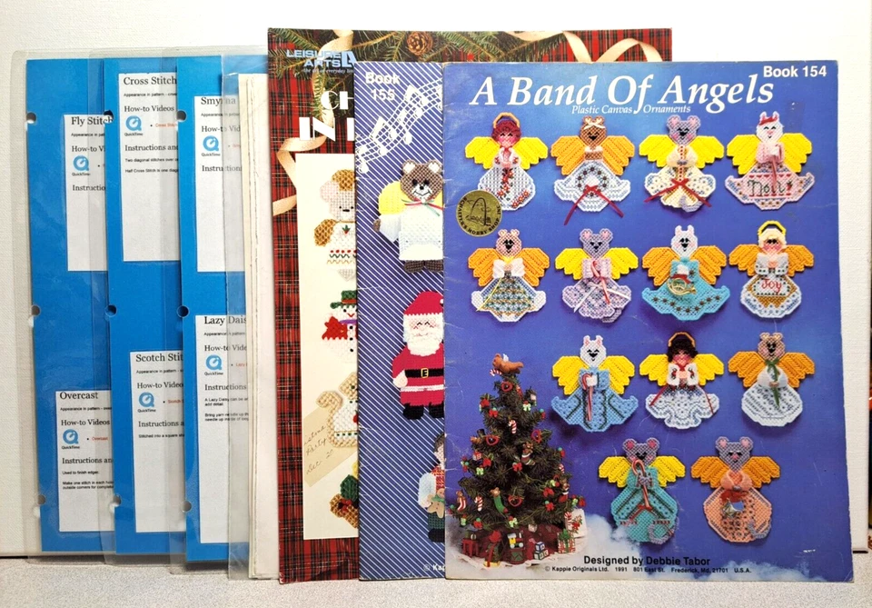 Christmas and Wintertime Ornament and Magnet Patterns for Plastic Canvas - Image 1 of 4