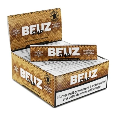Beuz Star Cartine King Size Lunghe – Box 25 Libretti Rolling Papers - Image 1 of 2
