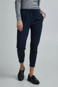 ICHI Cropped Lounge Pants Joggers PA Trousers Size XS BNWT £39.94 Total Eclipse - Picture 1 of 6