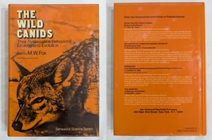 Wild Canids Systematics Behavioral Ecology & Evolution M.W. Fox 1st Edition HC - Picture 1 of 23