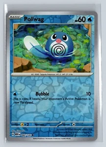 Reverse Holo Poliwag 060/165 Common Scarlet and Violet 151 -NM - Picture 1 of 2