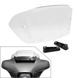 10" Windscreen Windshield For Harley Touring CVO Street Glide 2023 2024 - Picture 1 of 15