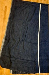 Denim Fabric 3 yards 58 inches Wide Blue - Picture 1 of 4