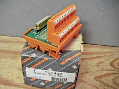 Weidmuller 912400 RD-25AS GSED 25 Pin Female Interface Module Connector - Image 1 of 4