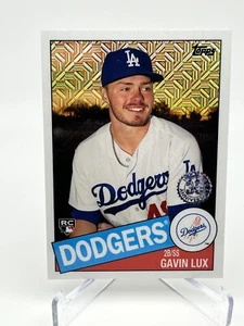 2020 Topps GAVIN LUX RC Silver Pack 1985 35th Anniversary #85C-48 Dodgers Mojo - Picture 1 of 2