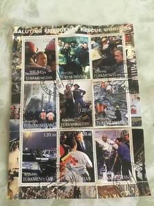 September 11 2001 Rare Stamp Sheet Collection - Picture 1 of 11